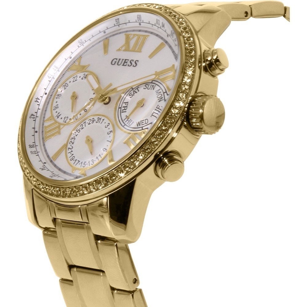 NEW GUESS Gold-Tone Classic Multi-function Watch - Picture 2 of 5